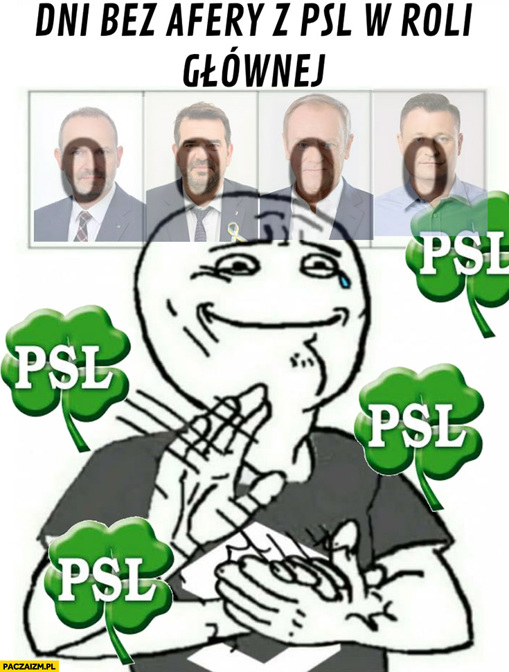 0 dni bez afery z PSL w roli głównej brawo