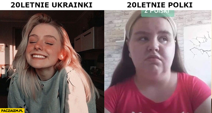 20 letnie Ukrainki vs 20 letnie Polki porównanie