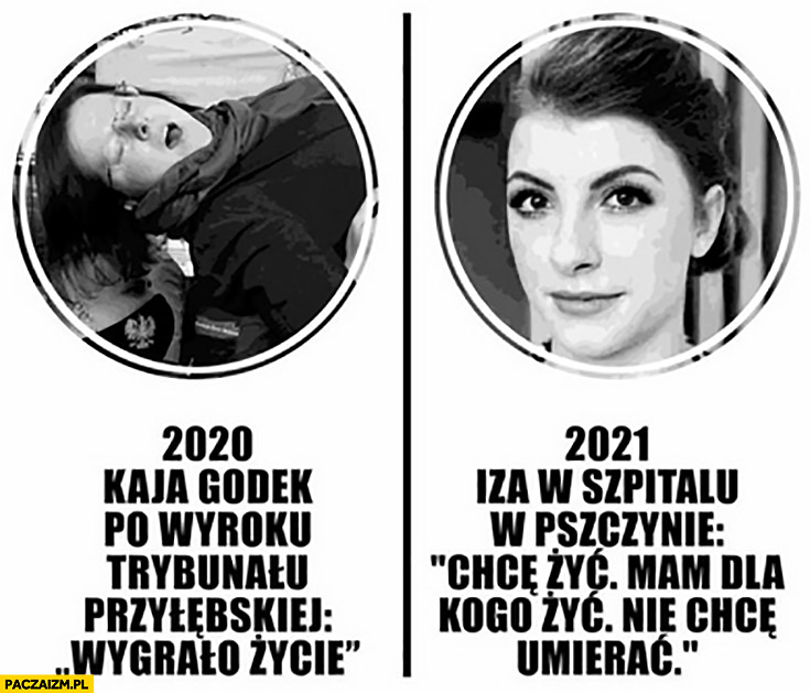 2020 Kaja Godek wygrało życie 2021 Izabela w szpitalu w Pszczynie chce zyc mam dla kogo zyc nie chce umierac