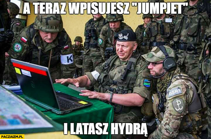 A teraz wpisujesz jumpjet i latasz hybrydą polskie wojsko GTA