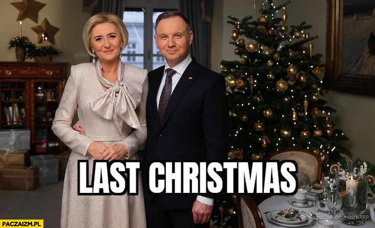 Andrzej Agata Duda last christmas para prezydencka