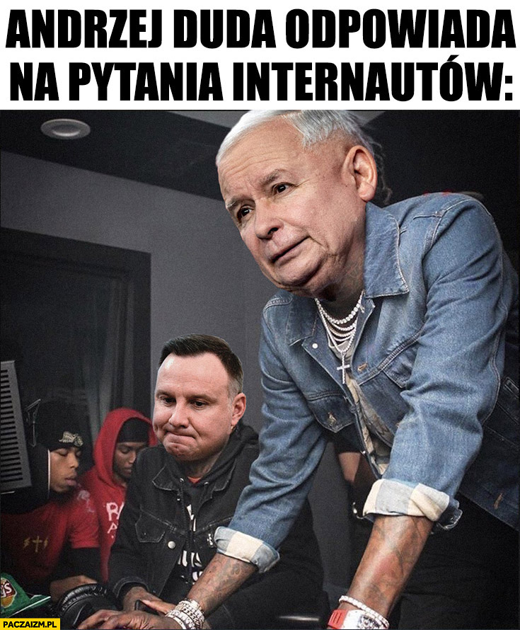 Andrzej Duda odpowiada na pytania internautów Kaczyński przeróbka