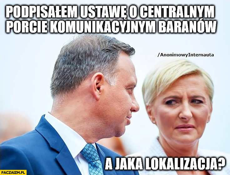 Andrzej Duda podpisałem ustawę o centralnym porcie komunikacyjnym Baranów, a jaka lokalizacja? Anonimowy internauta
