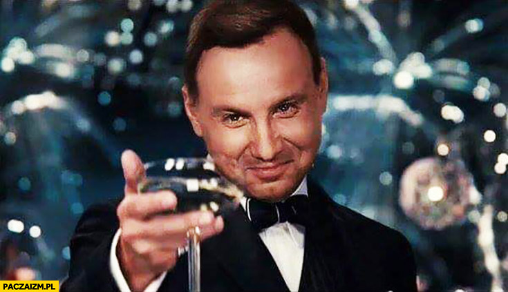 Andrzej Duda toast Leonardo DiCaprio przeróbka