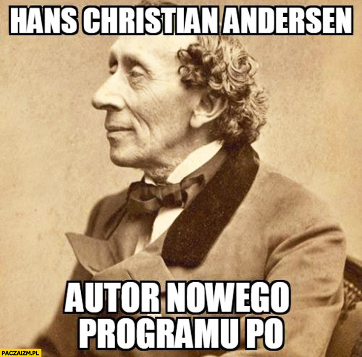 Autor nowego programu PO Hans Christian Andersen