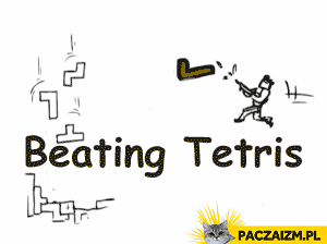 Beating tetris gif