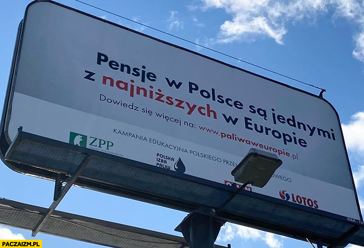 Billboard pensje w Polsce są jednymi z najniższych w Europie