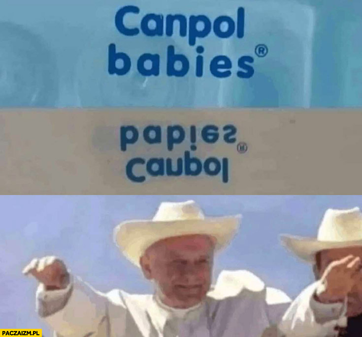 Canpol babies papież kowboj Jan Paweł 2