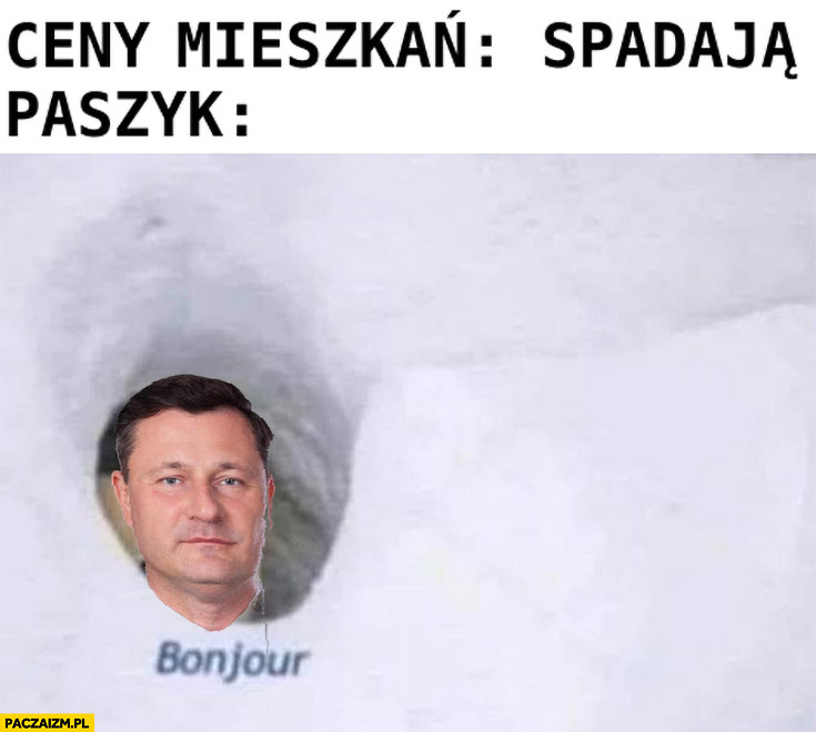 Ceny mieszkań: spadają, Krzysztof Paszyk: bonjour