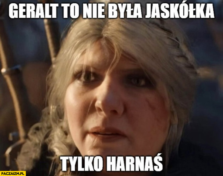 Ciri: Geralt to nie była jaskółka tylko Harnaś