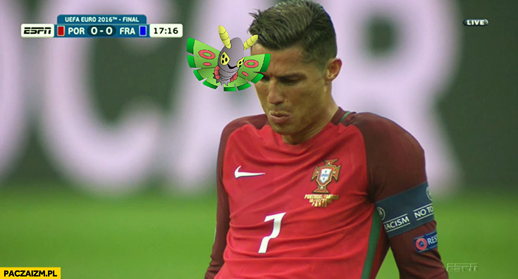 Cristiano Ronaldo ćma na meczu Pokemon GO