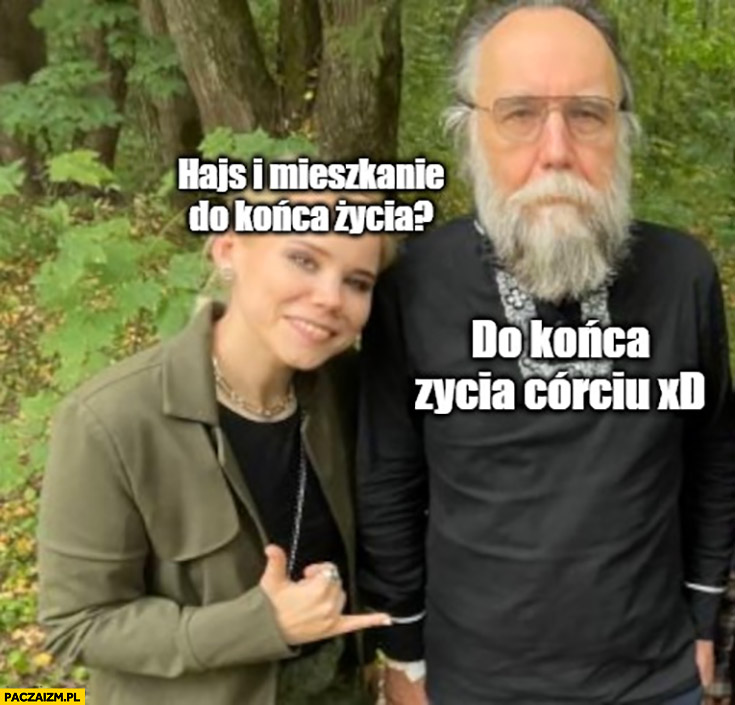 Daria Dugin hajs i mieszkanie do końca życia? Aleksandr Dugin do końca życia córciu