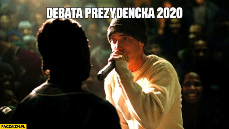Debata prezydencka 2020 bitwa rapowa battle Eminem