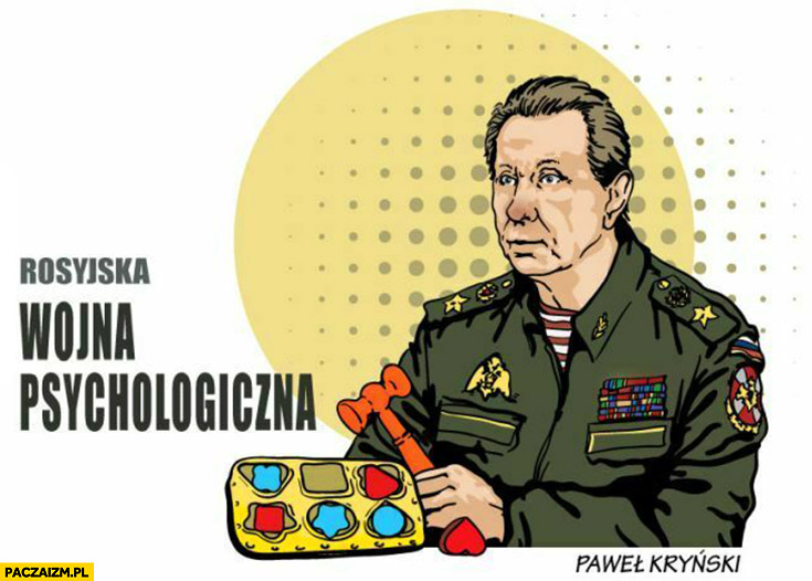 Denaturov rosyjska wojna psychologiczna zabawka dla dziecka Kryński