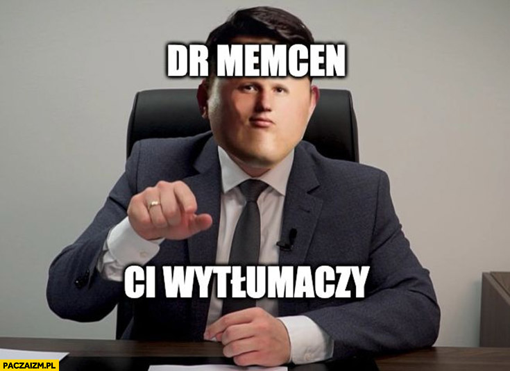 Dr Memcen ci wytłumaczy Sławomir Mentzen przeróbka twarzy