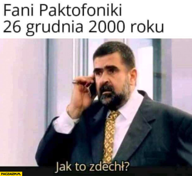 Fani Paktofoniki 26 grudnia 2000 roku: jak to zdechł? Siara Kiler