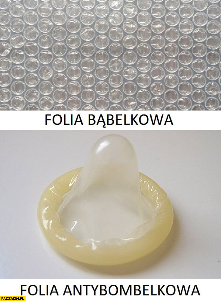Folia bąbelkowa vs folia antybombelkowa gumka