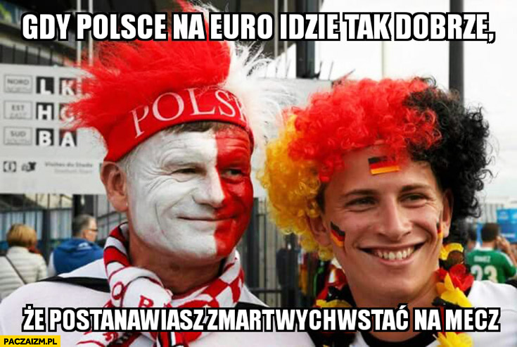 Gdy Polsce na Euro idzie tak dobrze, że postanawiasz zmartwychwstać na mecz papież Jan Paweł II