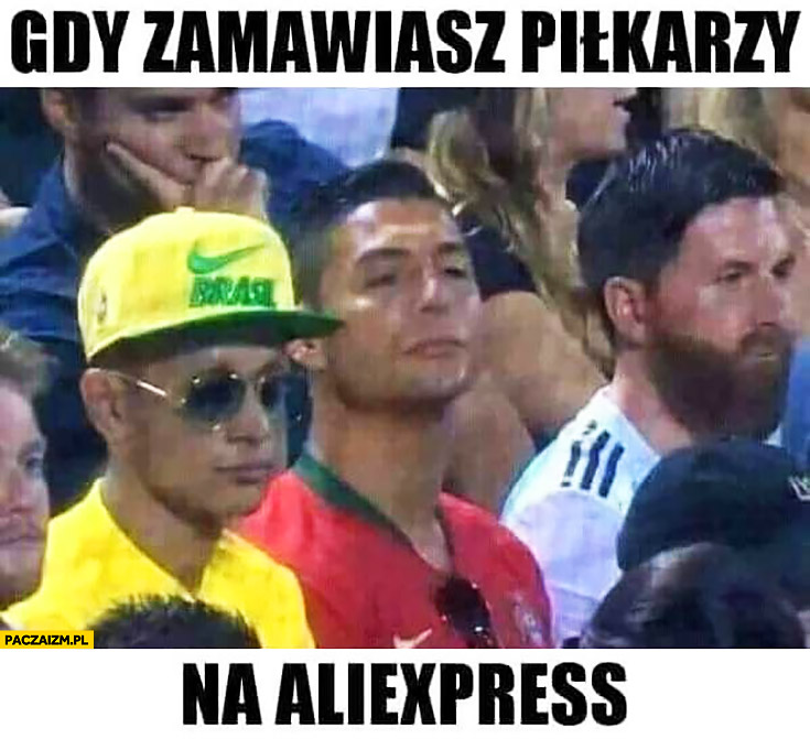 Gdy zamawiasz piłkarzy na Aliexpress Ronaldo Messi Neymar