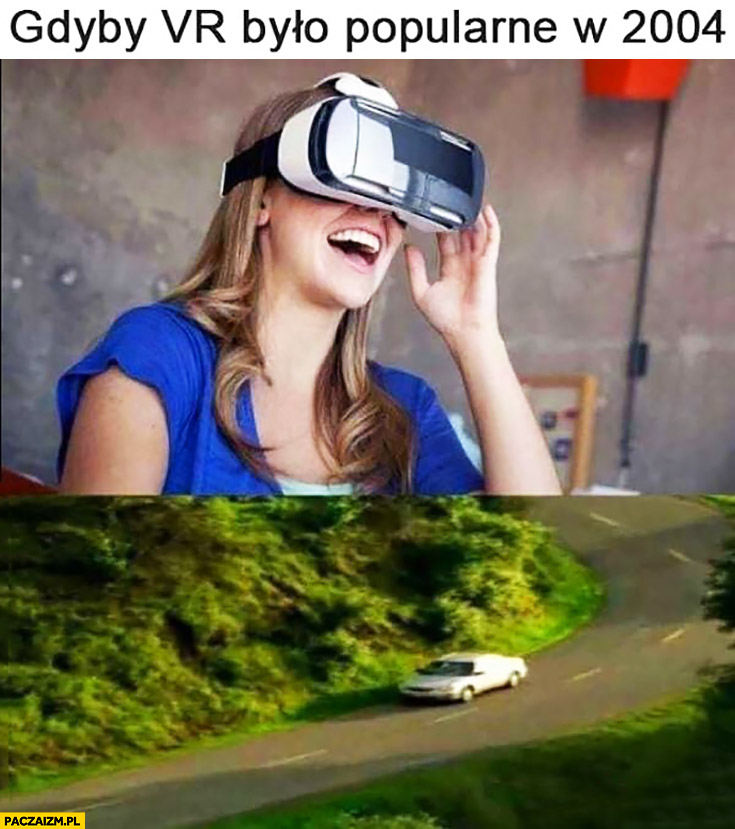Gdyby VR było popularne w 2004 ogląda straszny filmik gogle wirtualnej rzeczywistości