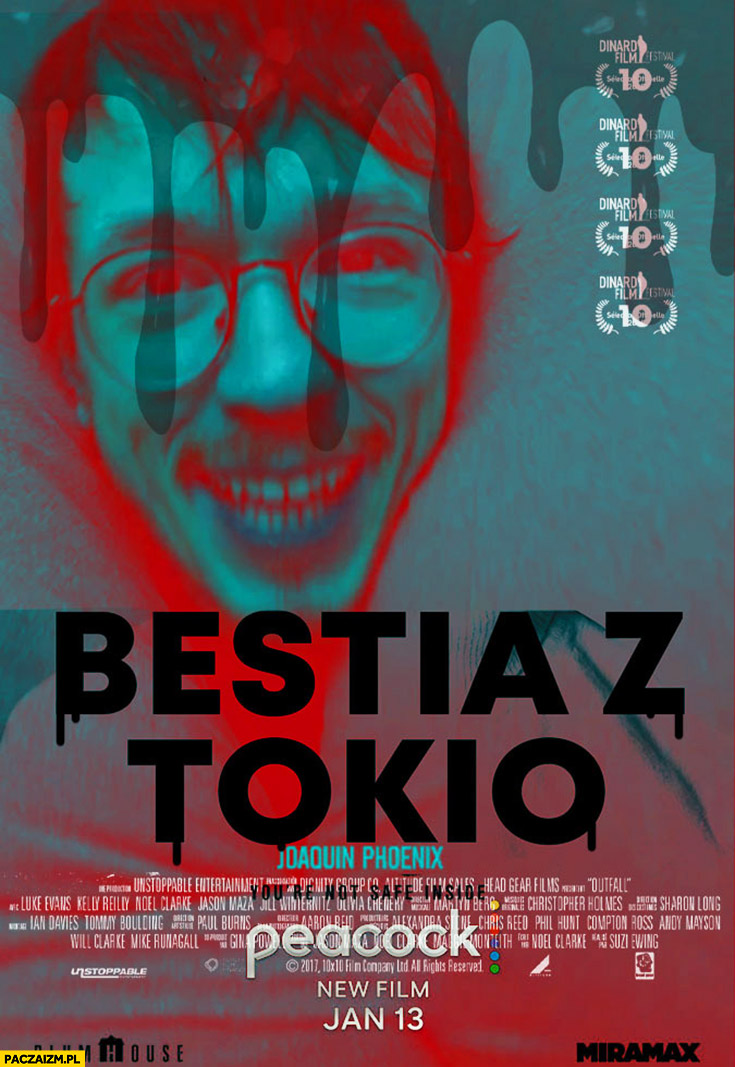 Gonciarz bestia z Tokio film plakat okładka