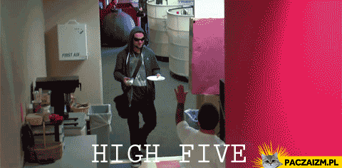 High five Bam Margera