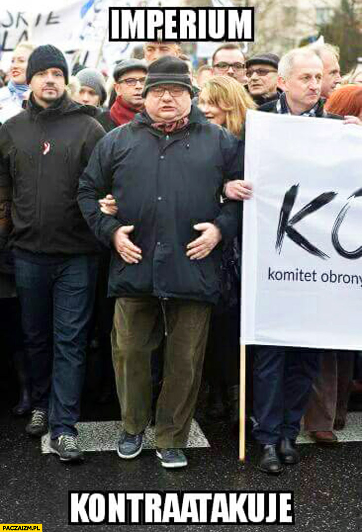Imperium kontratakuje marsz demonstracja KOD Ryszard Kalisz