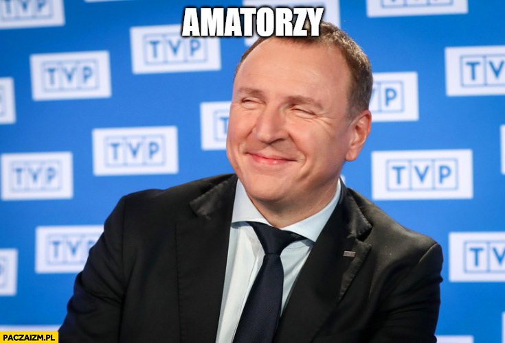 Jacek Kurski amatorzy śmieje się TVP