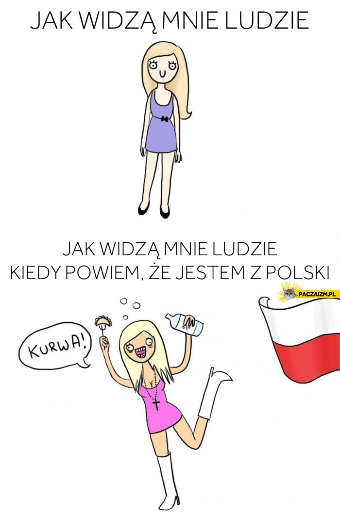 Jak widzą mnie ludzie kiedy powiem że jestem z Polski