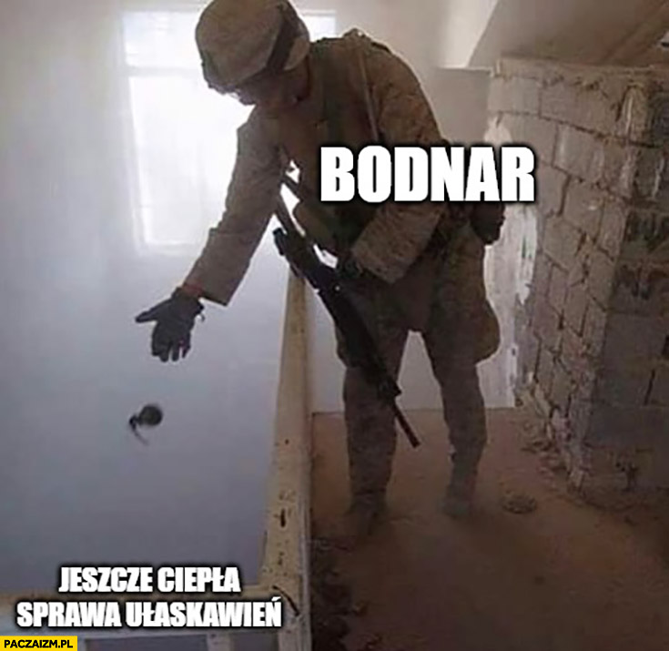 Jeszcze ciepła sprawa ułaskawień, Bodnar wrzuca granat żołnierz