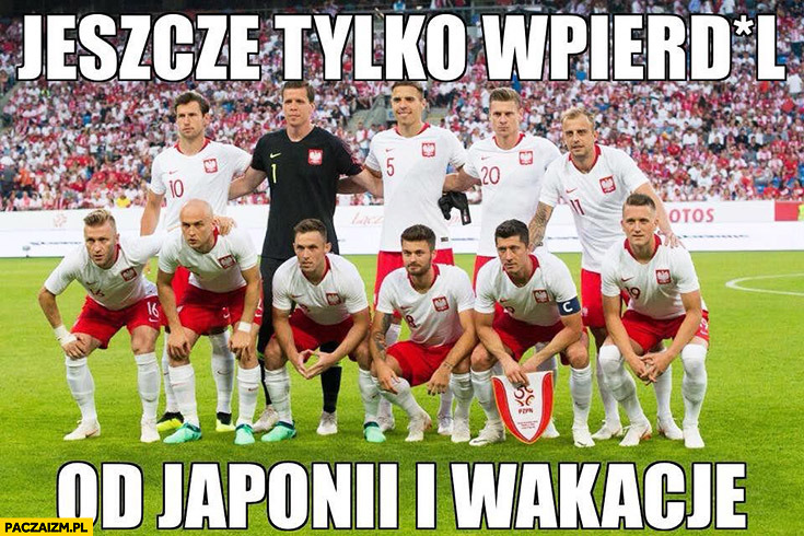 Jeszcze tylko wpierdziel od Japonii i wakacje reprezentacja polski na mundialu
