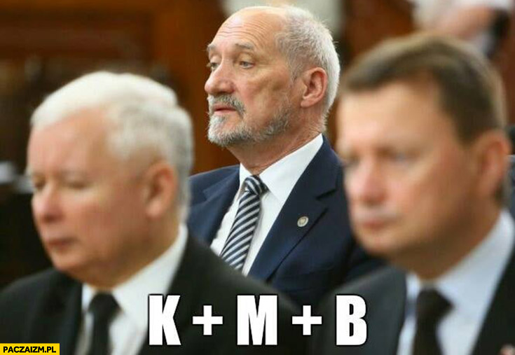 K+M+B Kaczyński Macierewicz Błaszczak trzech króli PiS