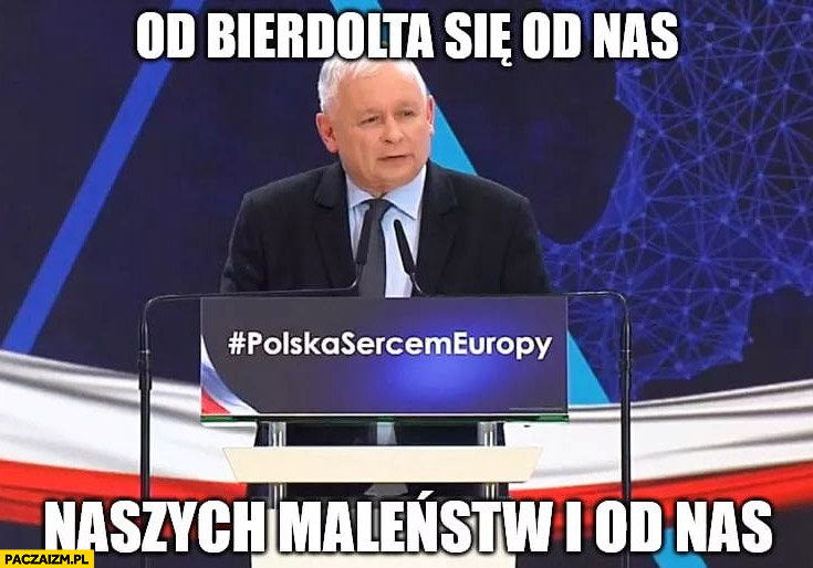 Kaczyński od bierdolta się od nas naszych maleństw i od nas konferencja