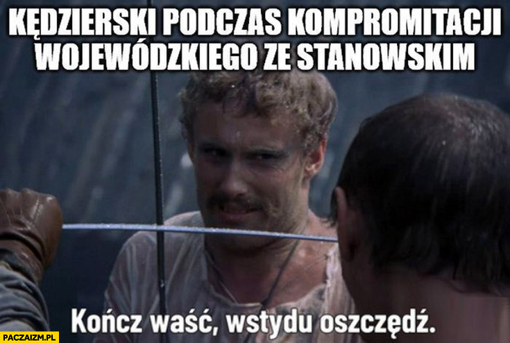 Kędzierski podczas kompromitacji Wojewódzkiego ze Stanowskim kończ waść wstydu oszczędź