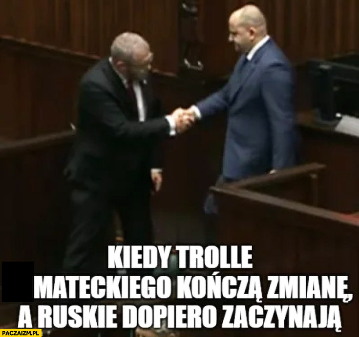 Kiedy trolle Mateckiego kończą zmianę a ruskie dopiero zaczynają