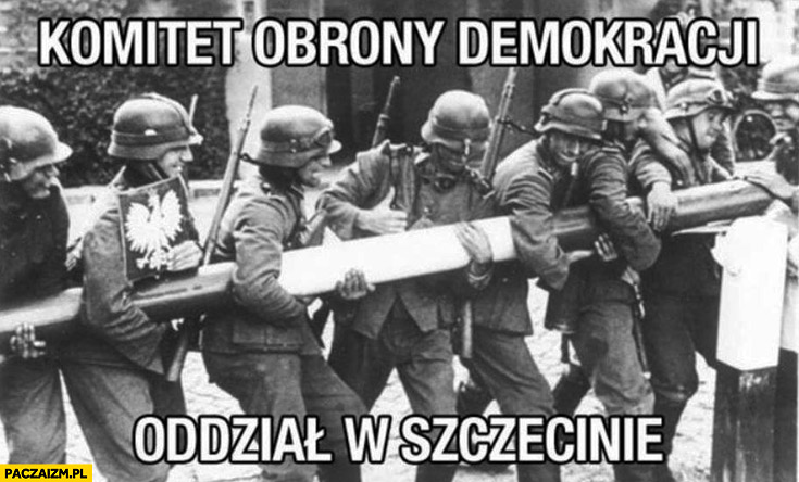 Komitet obrony demokracji oddział w Szczecinie Niemcy wojna