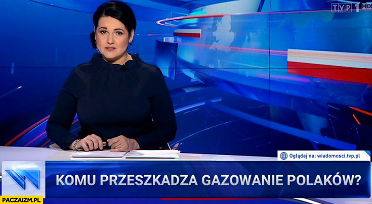 Komu przeszkadza gazowanie Polaków pasek Wiadomości TVP