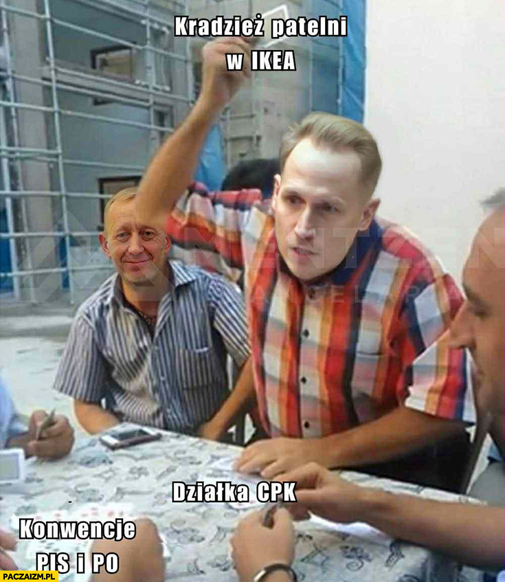Konwencje PiS i PO działka CPK Berkowicz karta kradzież patelni w Ikea