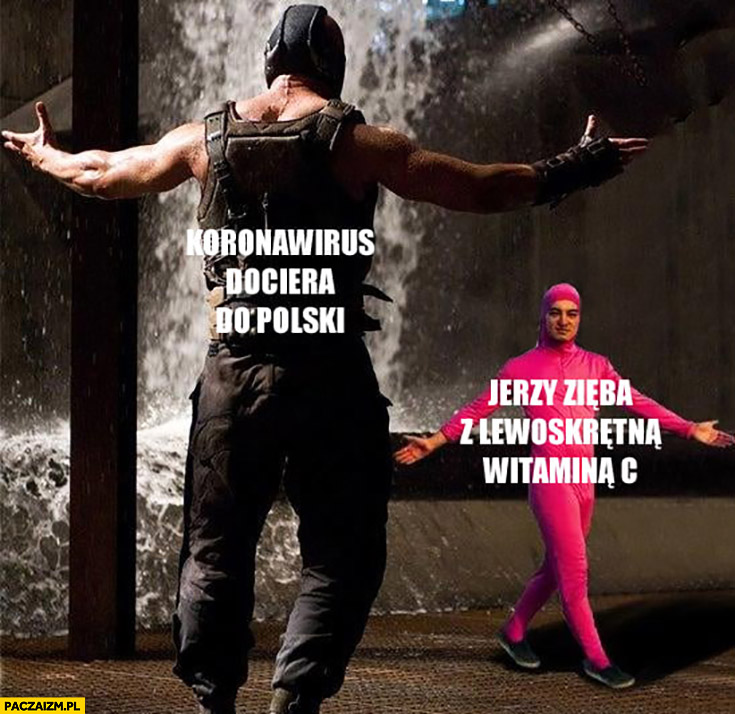 Koronawirus dociera do Polski, Jerzy Zięba z lewoskrętną witaminą C