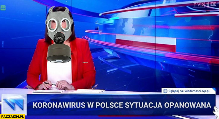Koronawirus w Polsce sytuacja opanowana Holecka w masce Wiadomości TVP