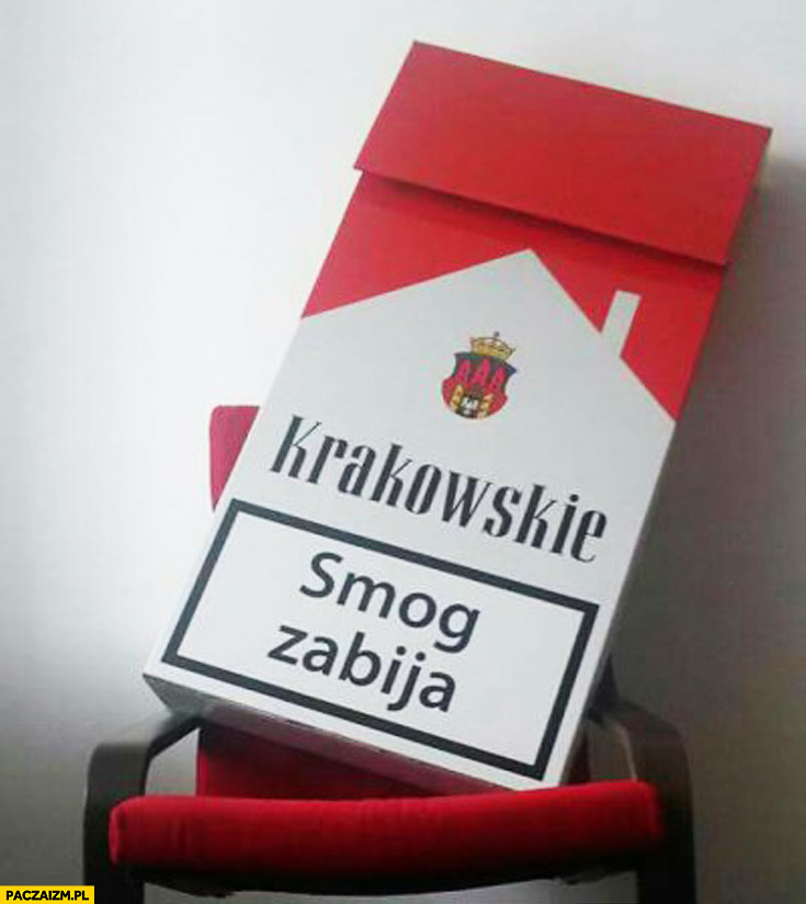 Krakowskie smog zabija papierosy