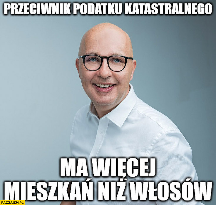 Kropiwnicki przeciwnik podatku katastralnego ma więcej mieszkań niż włosów