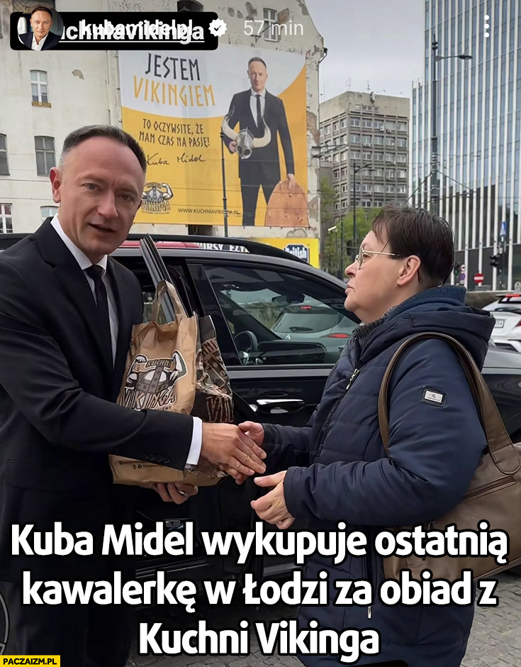 Kuba Midel wykupuje ostatnią kawalerkę w Łodzi za obiad z kuchni vikinga