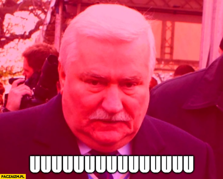 Lech Wałęsa Bolek uuu triggered czerwony
