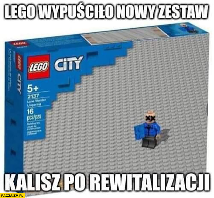 Lego wypościło nowy zestaw Kalisz po rewitalizacji cały betonowy betonoza
