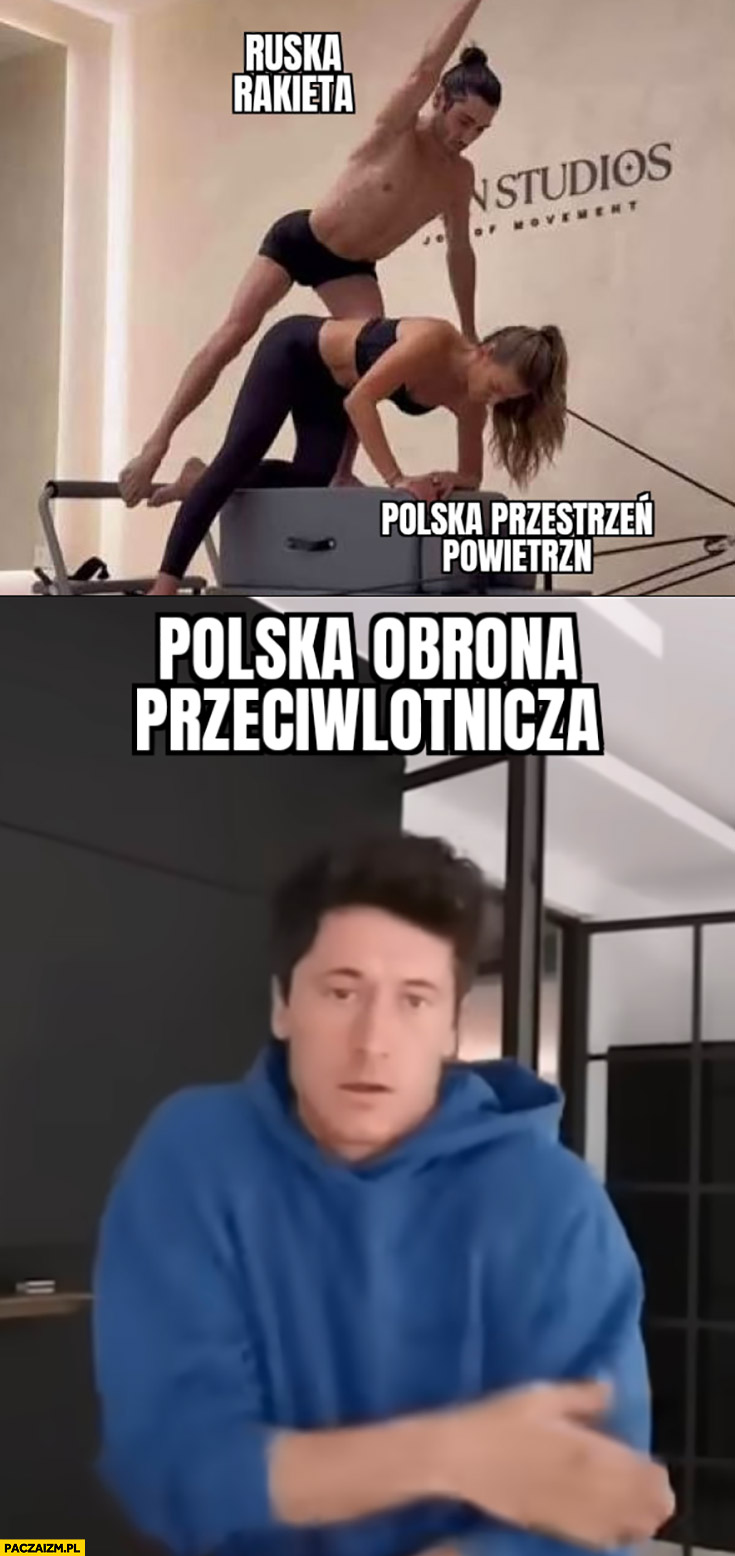 Lewandowski ruska rakieta, polska przestrzeń powietrzna vs polska obrona przeciwlotnicza