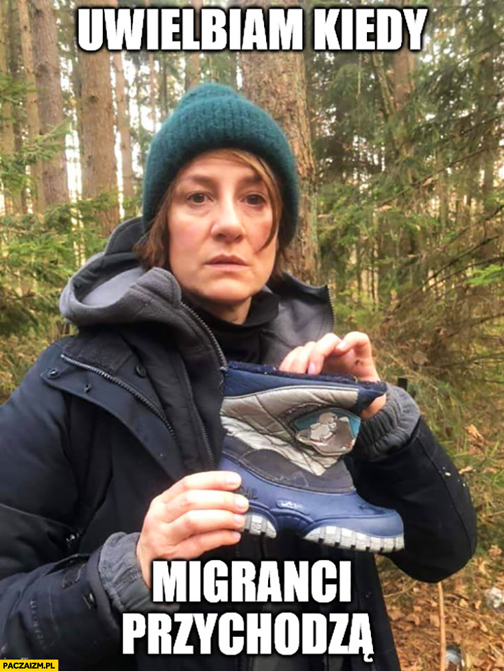 Maja Ostaszewska uwielbiam kiedy imigranci przychodzą but