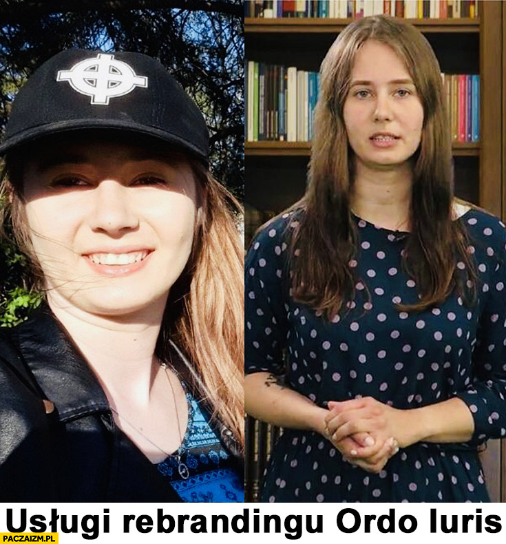 Marika Matuszak usługi rebrandingu Ordo Iuris przed i po porównanie
