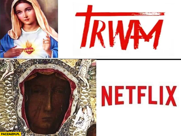 Maryja w TV Trwam biała, na Netflixie czarna