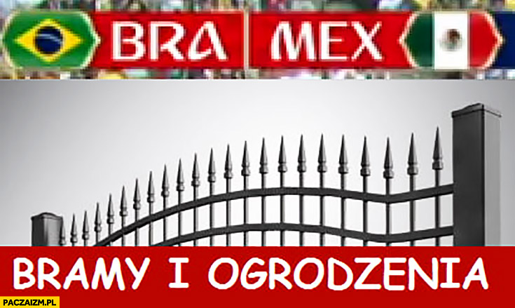 Mecz Brazylia Meksyk Bra Mex bramy i ogrodzenia nazwa typowej polskiej firmy